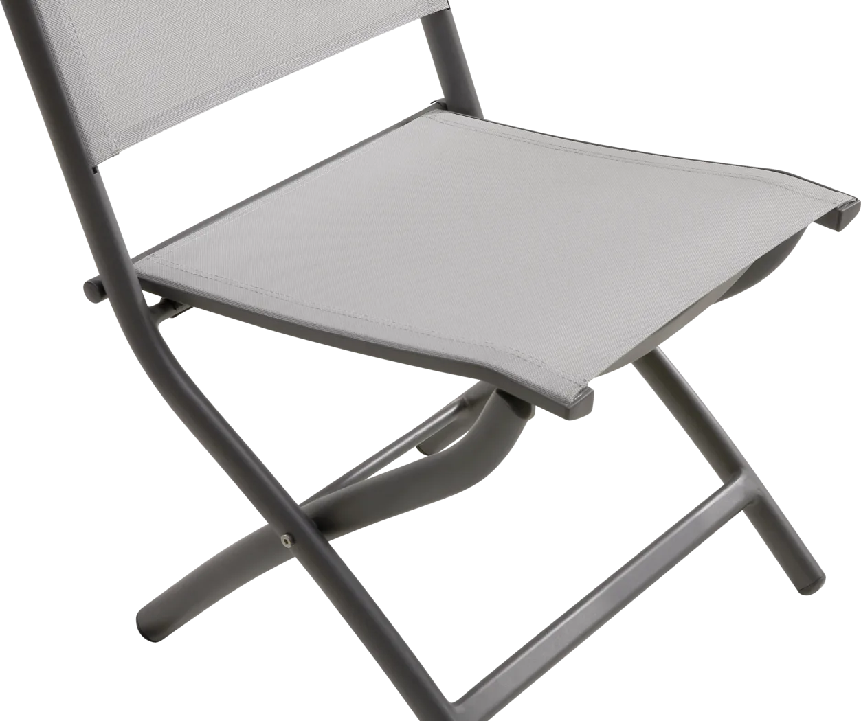 Kellen Charcoal 5 Pc Outdoor Extension Dining Set with Folding Chairs - Thumbnail - Image 11