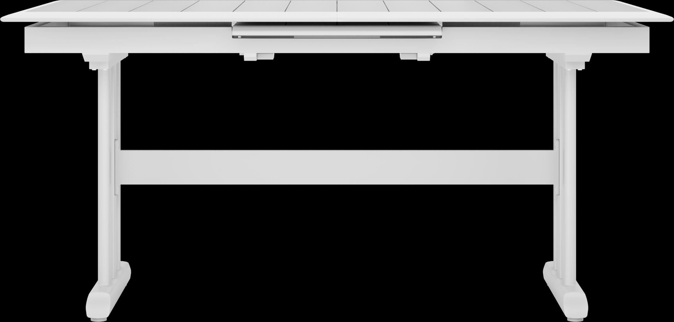 Kellen White Outdoor Dining Extension Table - Thumbnail - Image 4