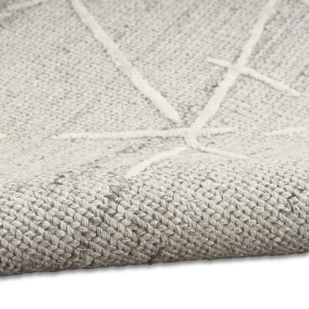 Keller Gray 9'9 x 13'9 Rug - Thumbnail - Image 3