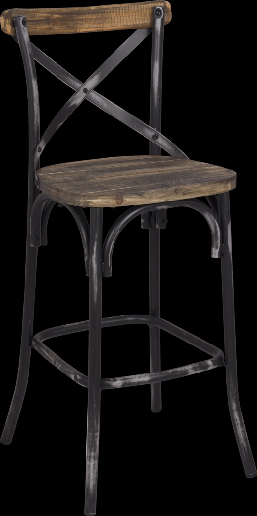 Keller Trace Brown Barstool - Thumbnail - Image 1