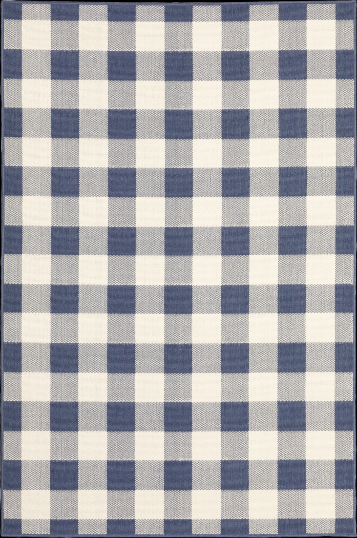 Kellin Denim 7'10 x 10'10 Indoor/Outdoor Rug - Thumbnail - Image 1