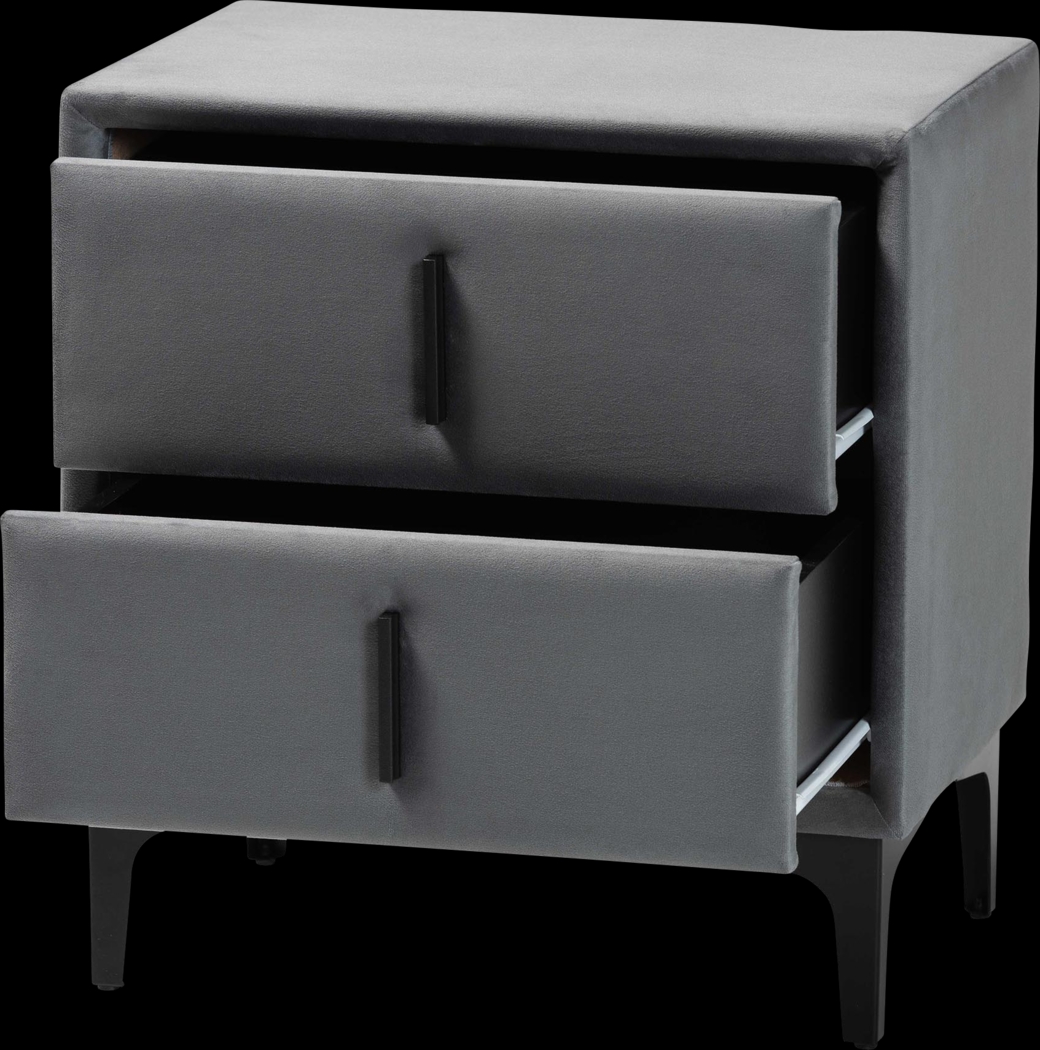 Kellyea Gray Nightstand - Thumbnail - Image 4