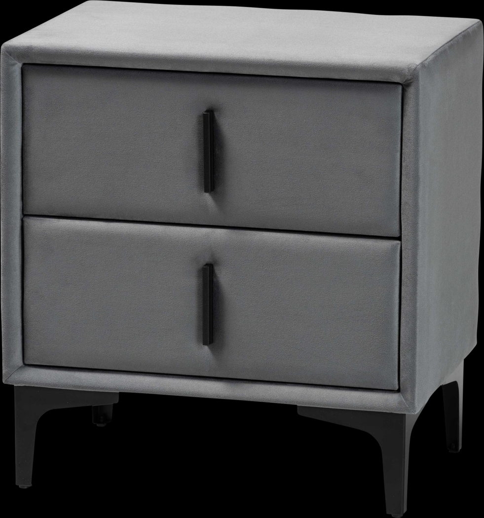 Kellyea Gray Nightstand - Thumbnail - Image 1