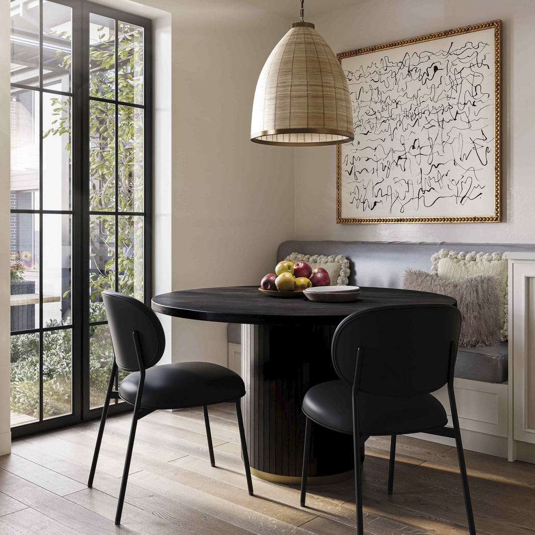 Keloba I Black Side Chair, Set of 2 - Thumbnail - Image 2