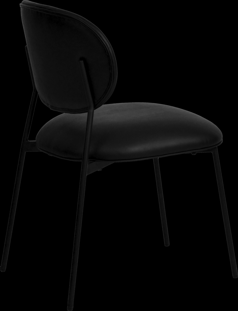 Keloba I Black Side Chair, Set of 2 - Thumbnail - Image 3