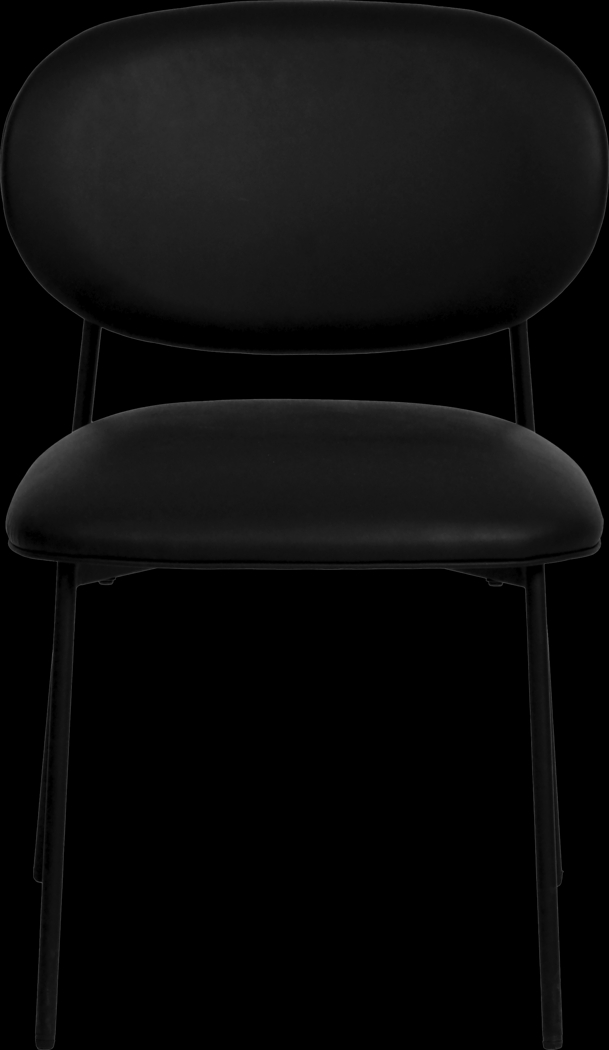 Keloba I Black Side Chair, Set of 2 - Thumbnail - Image 4