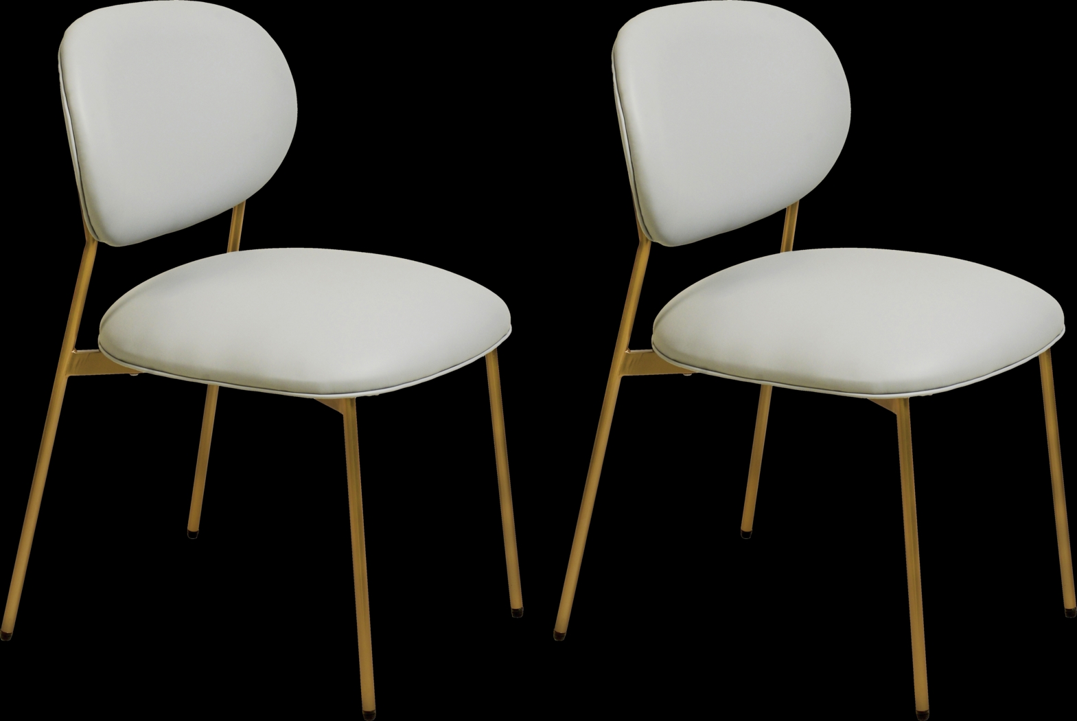 Keloba II Gray Side Chair, Set of 2 - Thumbnail - Image 1