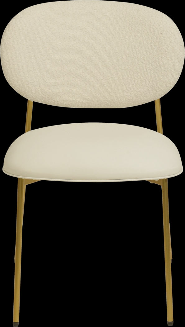 Keloba III Cream Side Chair, Set of 2 - Thumbnail - Image 3