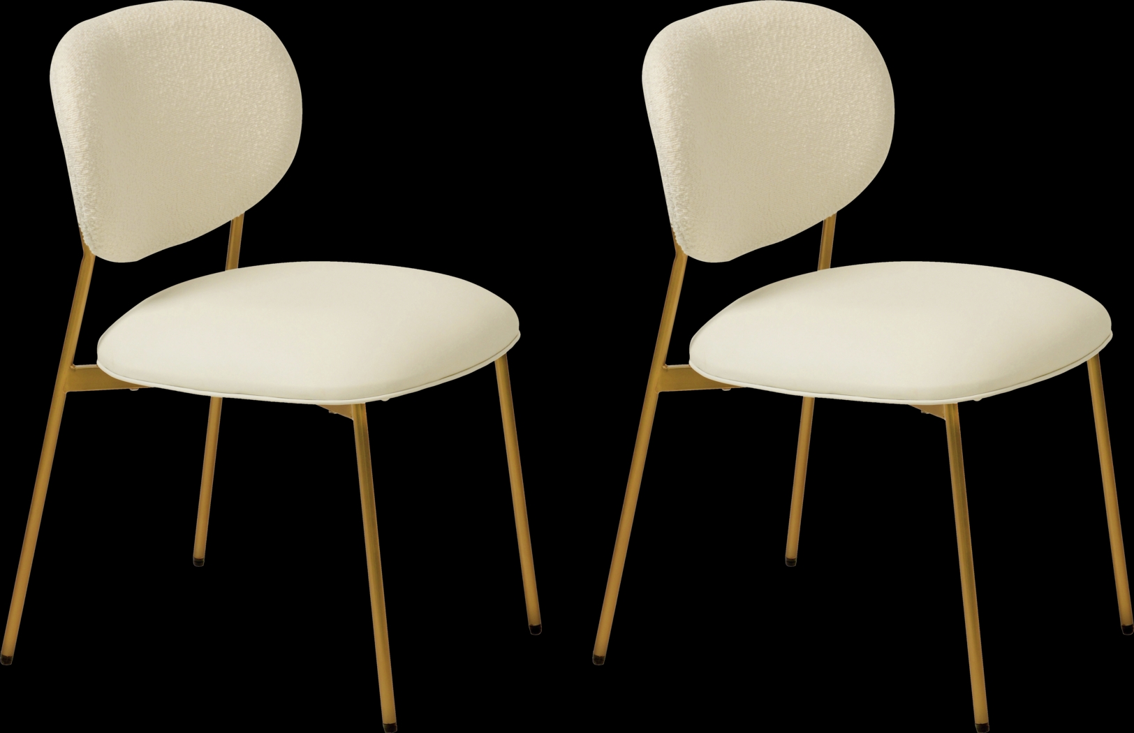 Keloba III Cream Side Chair, Set of 2 - Thumbnail - Image 1