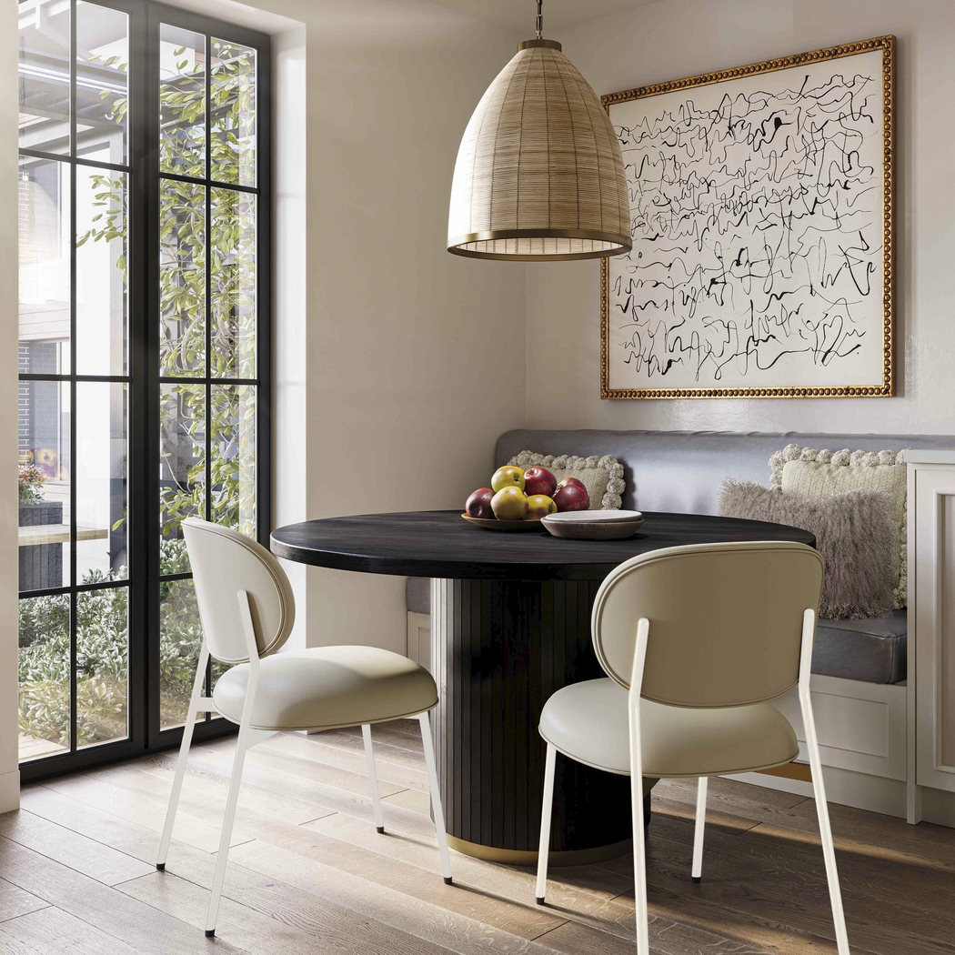 Keloba IV Cream Dining Chair, Set of 2 - Thumbnail - Image 2