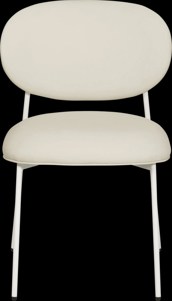 Keloba IV Cream Dining Chair, Set of 2 - Thumbnail - Image 3