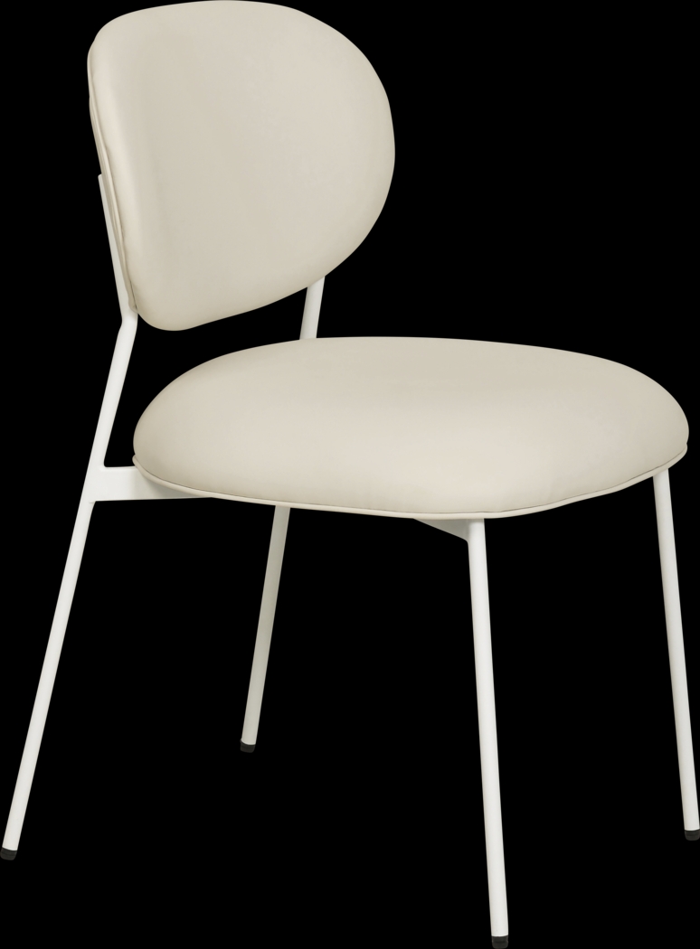 Keloba IV Cream Dining Chair, Set of 2 - Thumbnail - Image 4