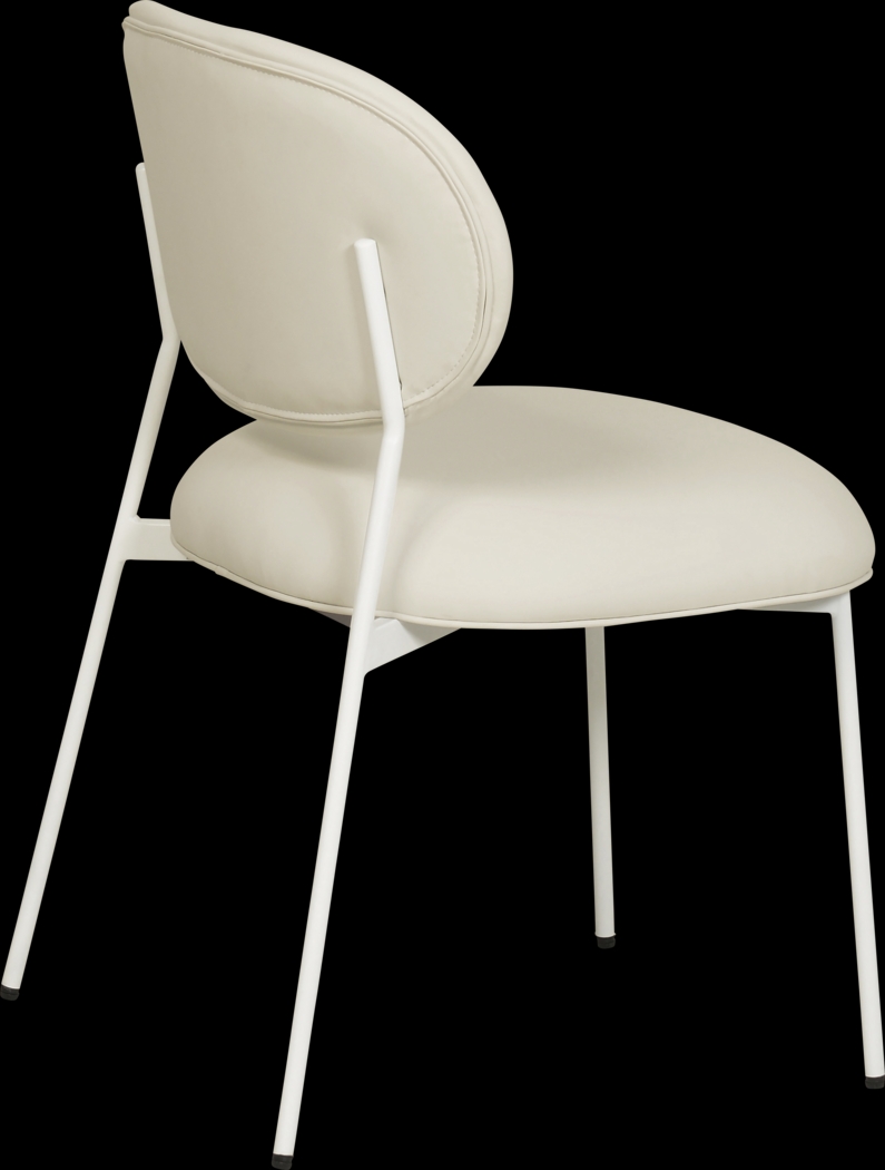 Keloba IV Cream Dining Chair, Set of 2 - Thumbnail - Image 5