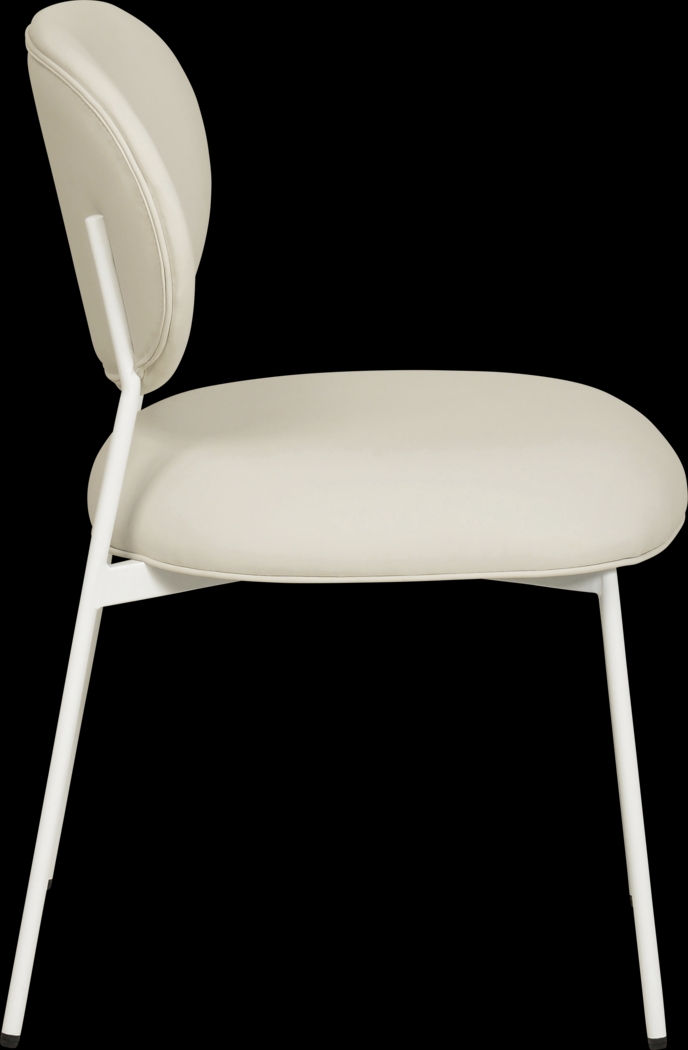 Keloba IV Cream Dining Chair, Set of 2 - Thumbnail - Image 6