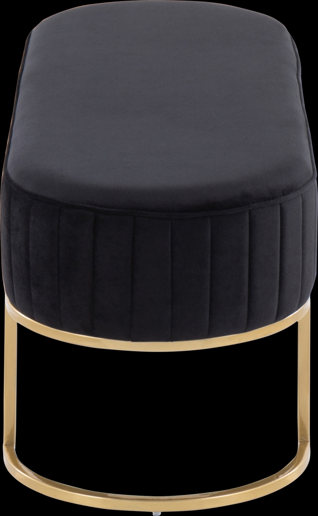 Kelvington Black Accent Bench - Thumbnail - Image 2