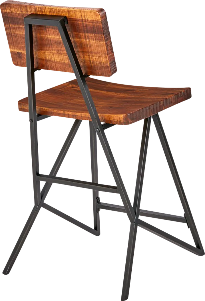 Kelvington Brown Counter Height Stool - Thumbnail - Image 3