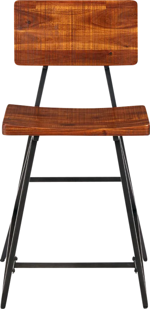 Kelvington Brown Counter Height Stool - Thumbnail - Image 4