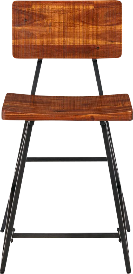 Kelvington Brown Counter Height Stool - Thumbnail - Image 5