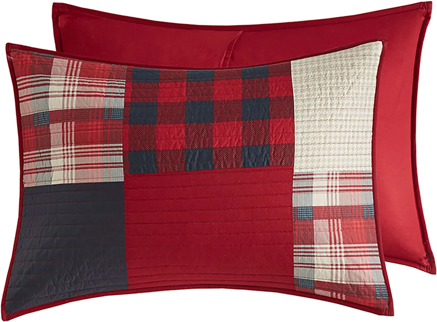 Kelya Red Full/Queen Quilt Set - Thumbnail - Image 6