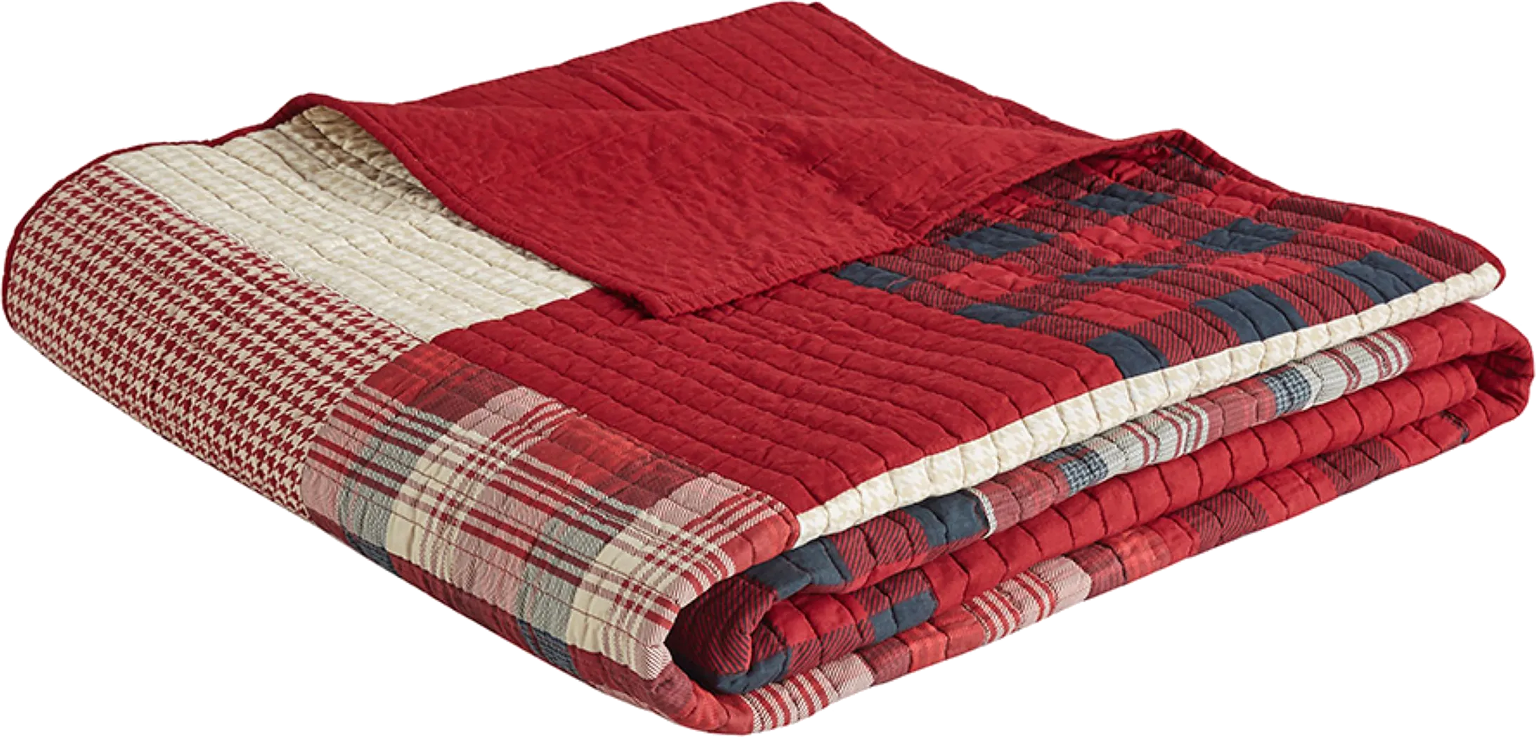 Kelya Red Full/Queen Quilt Set - Thumbnail - Image 7