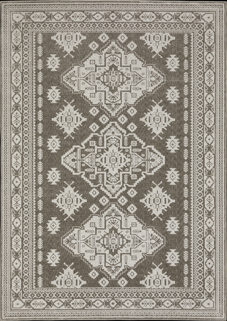 Kemat Gray 5'3 x 7'6 Rug - Thumbnail - Image 1