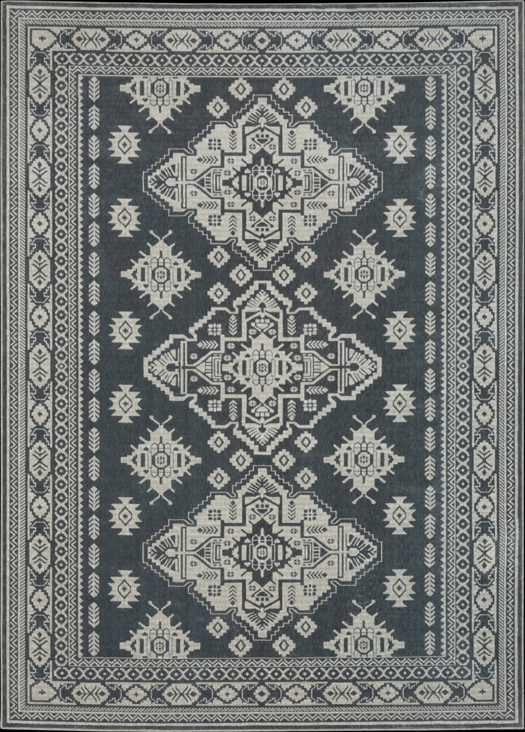 Kemat Navy 7'10 x 10'10 Rug - Thumbnail - Image 1