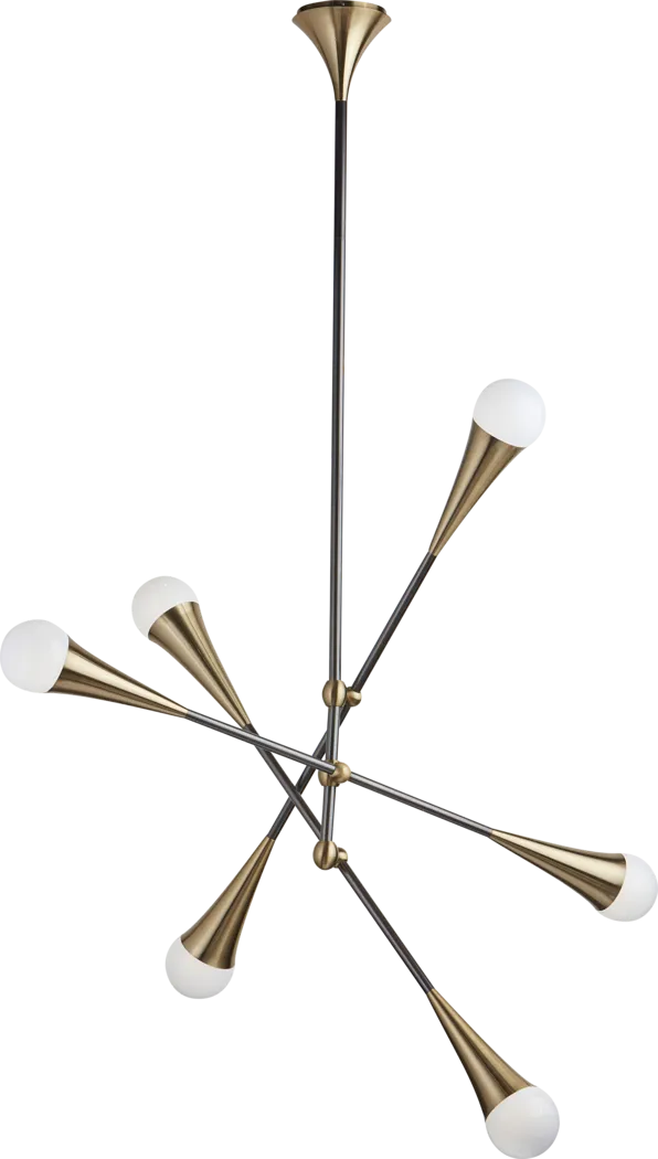 Kemp Summit Gold Chandelier - Thumbnail - Image 1