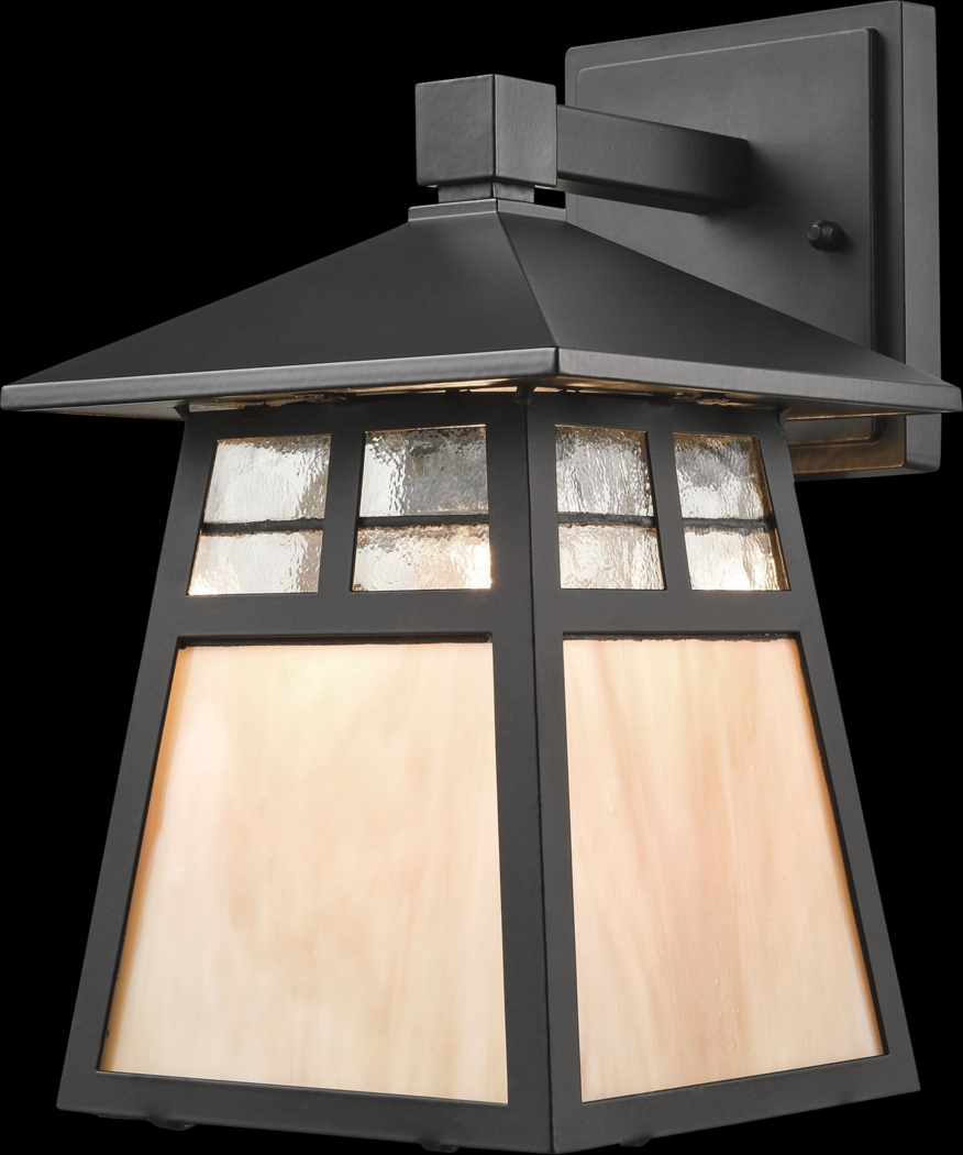 Kempton Black Outdoor Wall Sconce - Thumbnail - Image 1