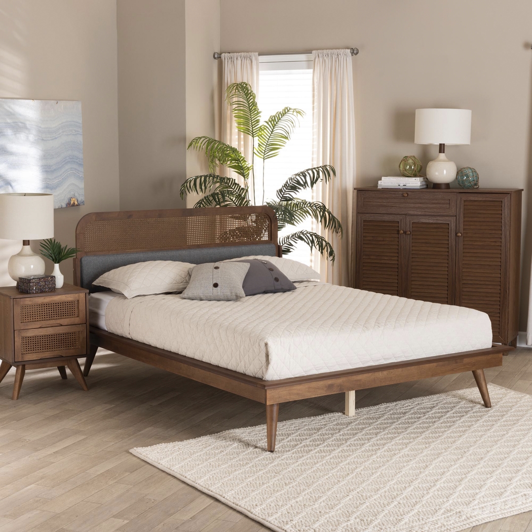 Kemrow Brown King Platform Bed - Thumbnail - Image 2