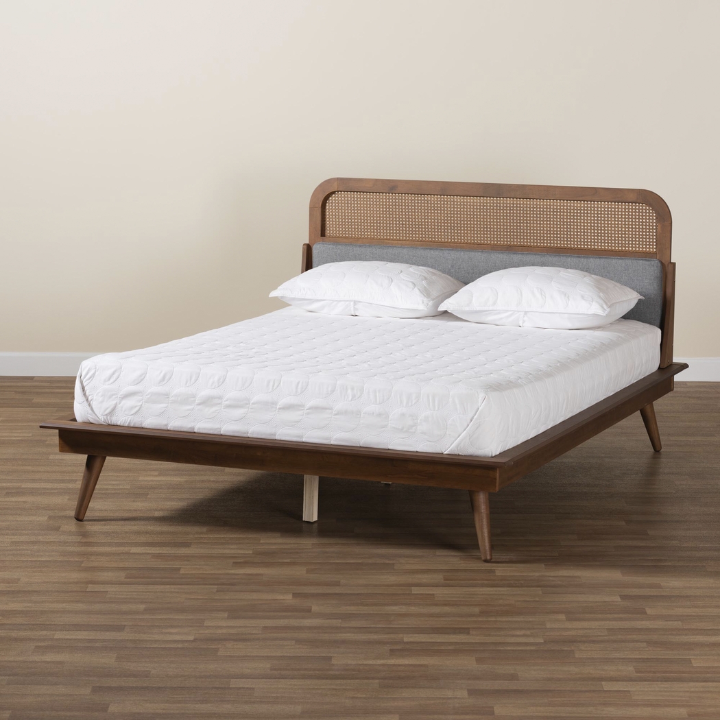 Kemrow Brown Queen Platform Bed - Thumbnail - Image 3