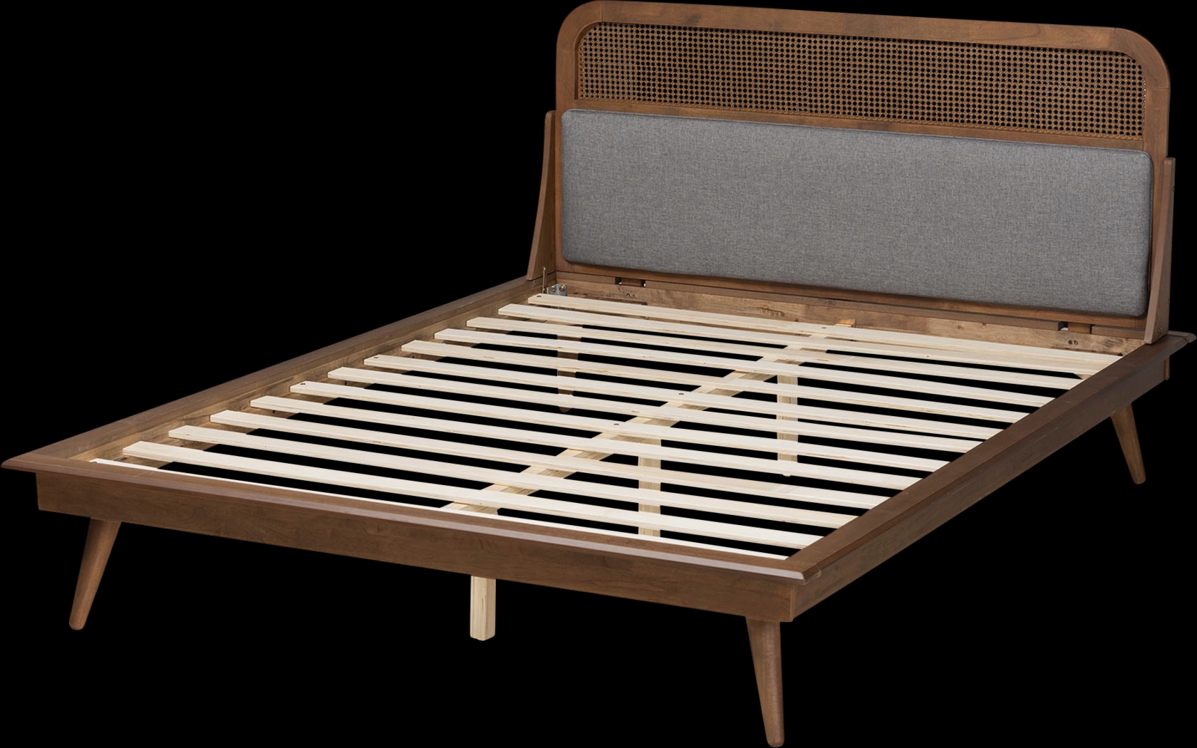 Kemrow Brown Queen Platform Bed - Thumbnail - Image 5