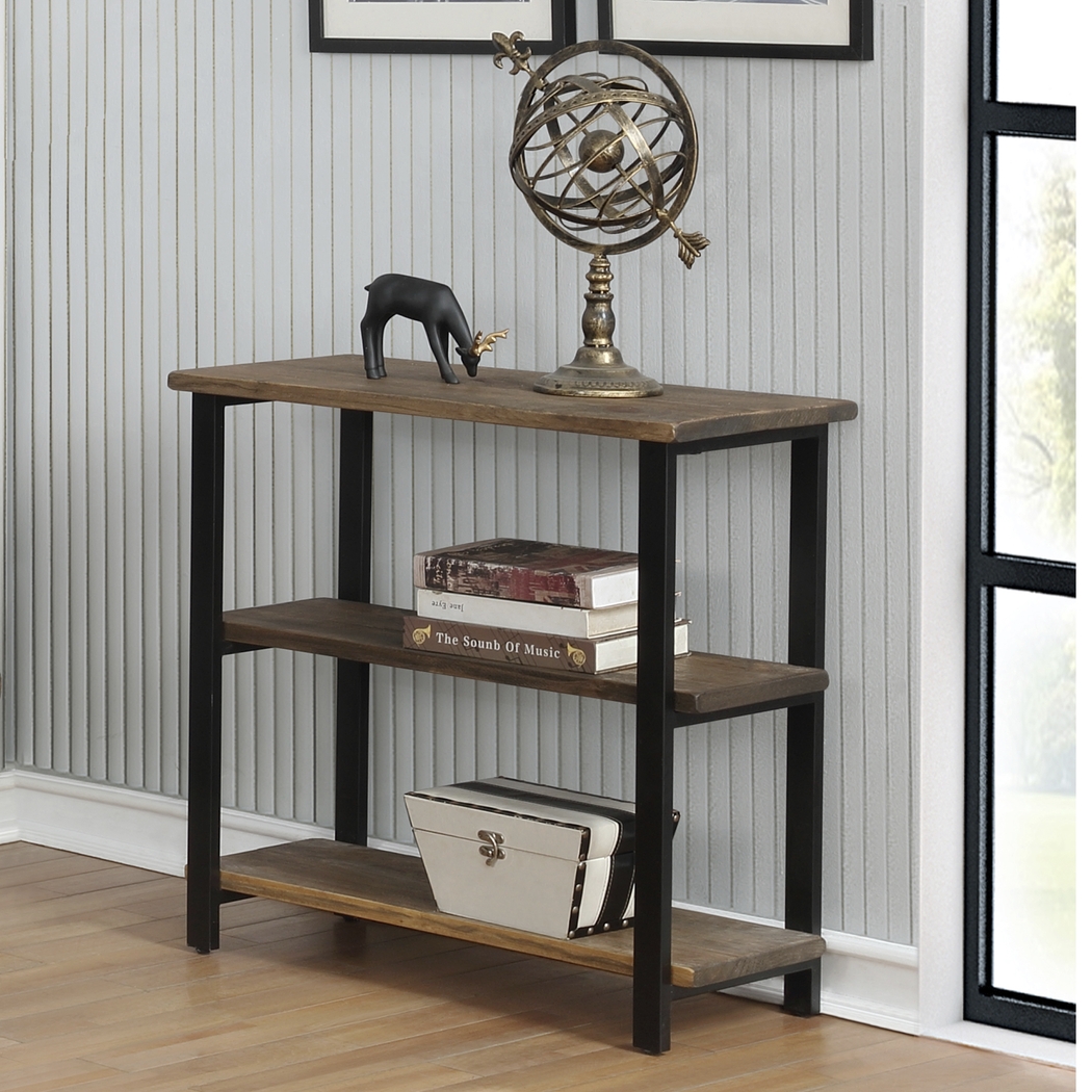 Kenarra I Brown 2-Shelf Bookcase - Thumbnail - Image 2