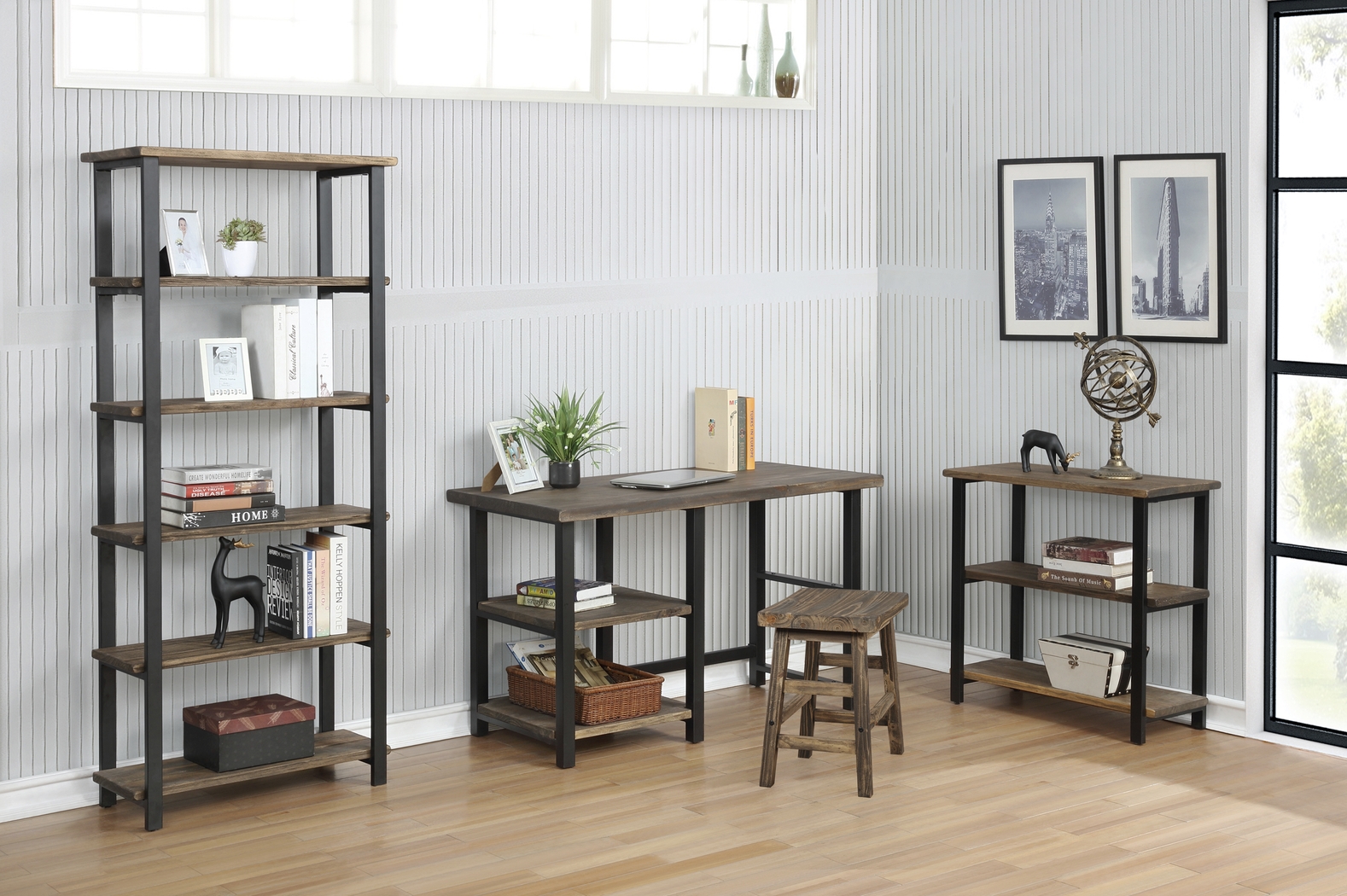 Kenarra I Brown 2-Shelf Bookcase - Thumbnail - Image 7