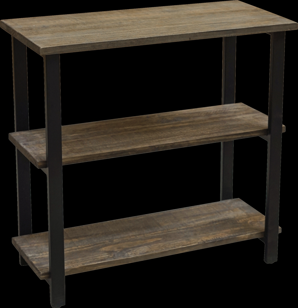 Kenarra I Brown 2-Shelf Bookcase - Thumbnail - Image 1