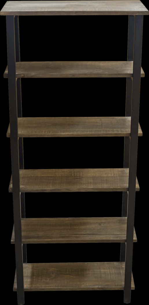 Kenarra I Brown 5-Shelf Bookcase - Thumbnail - Image 3