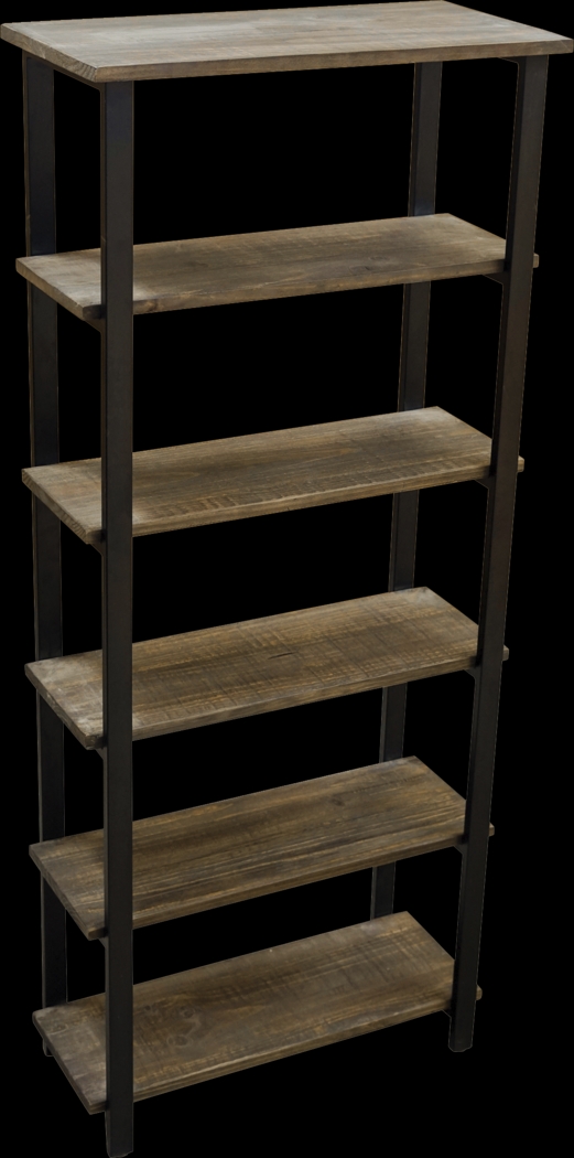 Kenarra I Brown 5-Shelf Bookcase - Thumbnail - Image 1