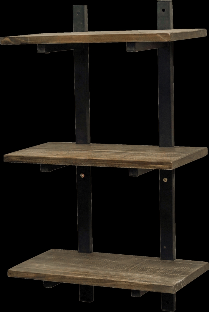 Kenarra I Brown Wall Shelf - Thumbnail - Image 1