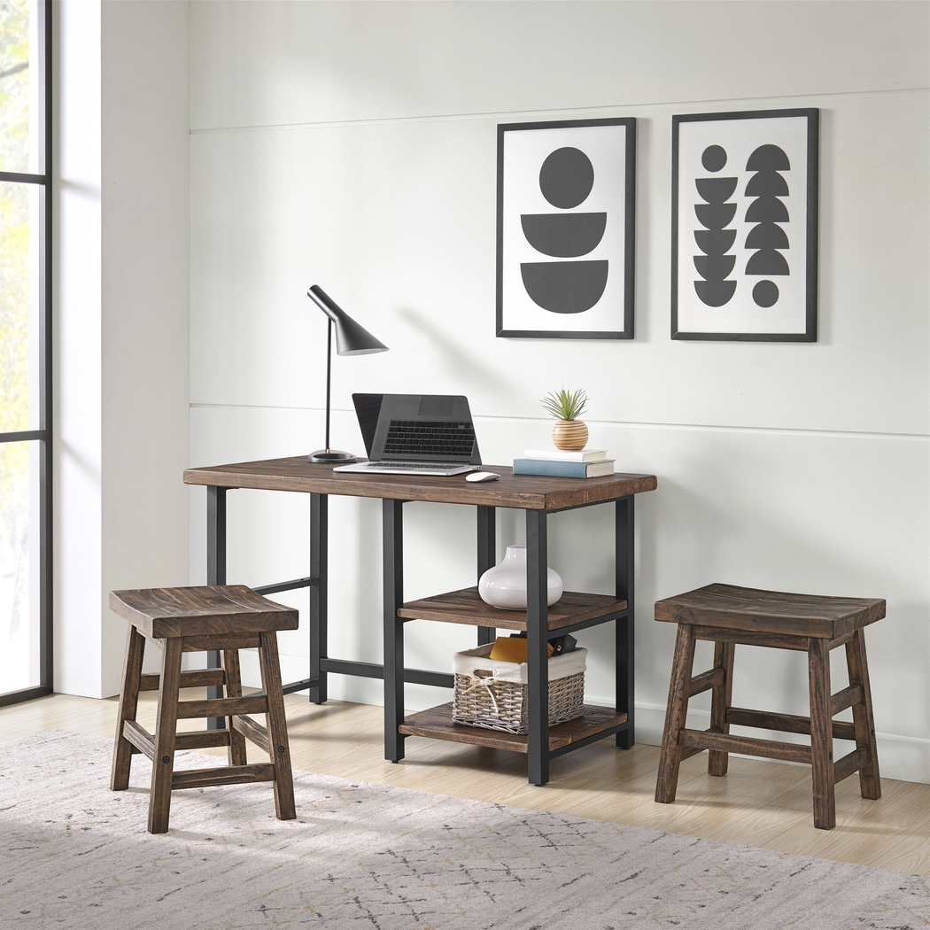 Kenarra II Brown Desk - Thumbnail - Image 2