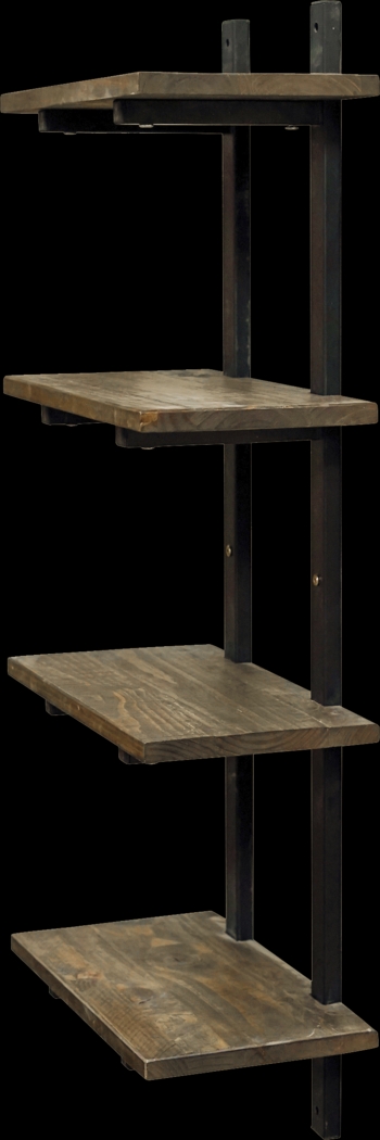 Kenarra II Brown Wall Shelf - Thumbnail - Image 5