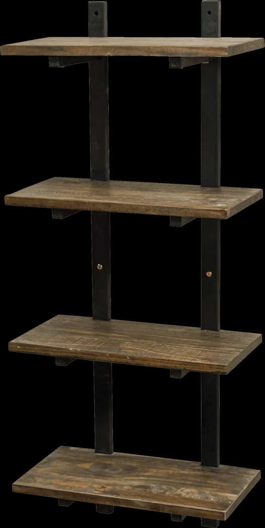 Kenarra II Brown Wall Shelf - Thumbnail - Image 1