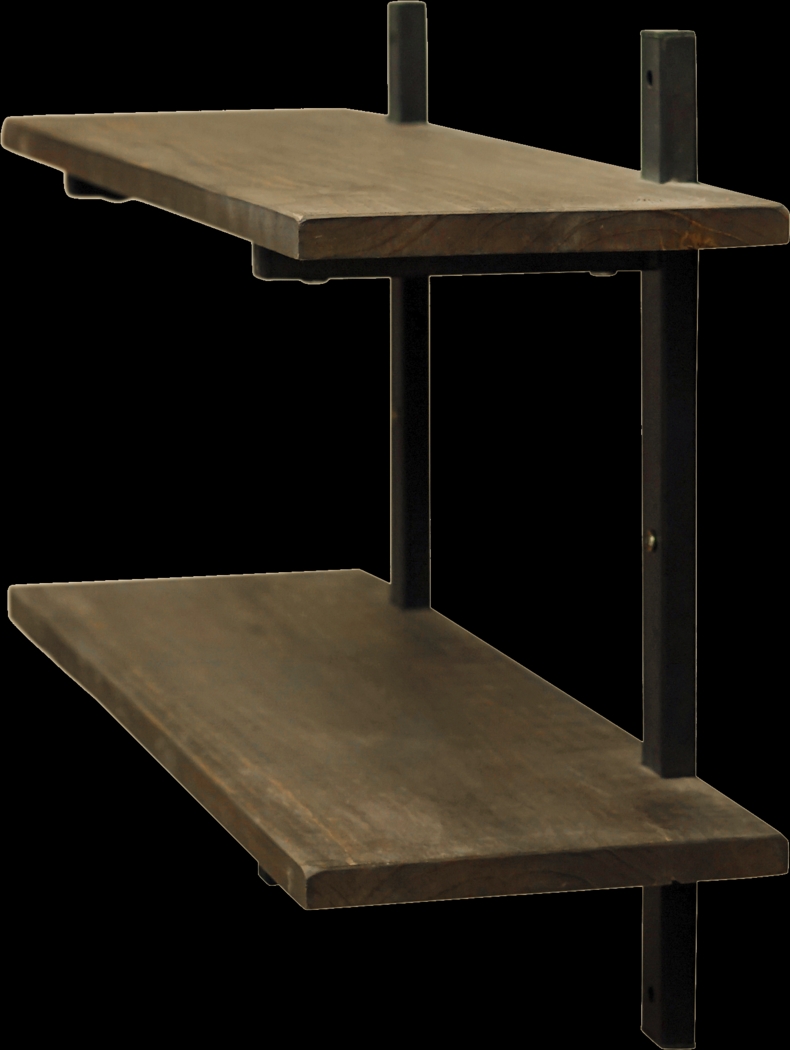 Kenarra III Brown Wall Shelf - Thumbnail - Image 5