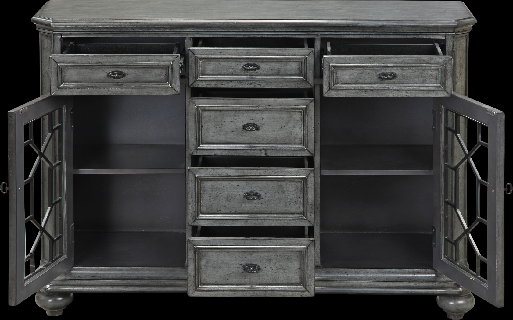 Kenawood Gray Sideboard - Thumbnail - Image 4