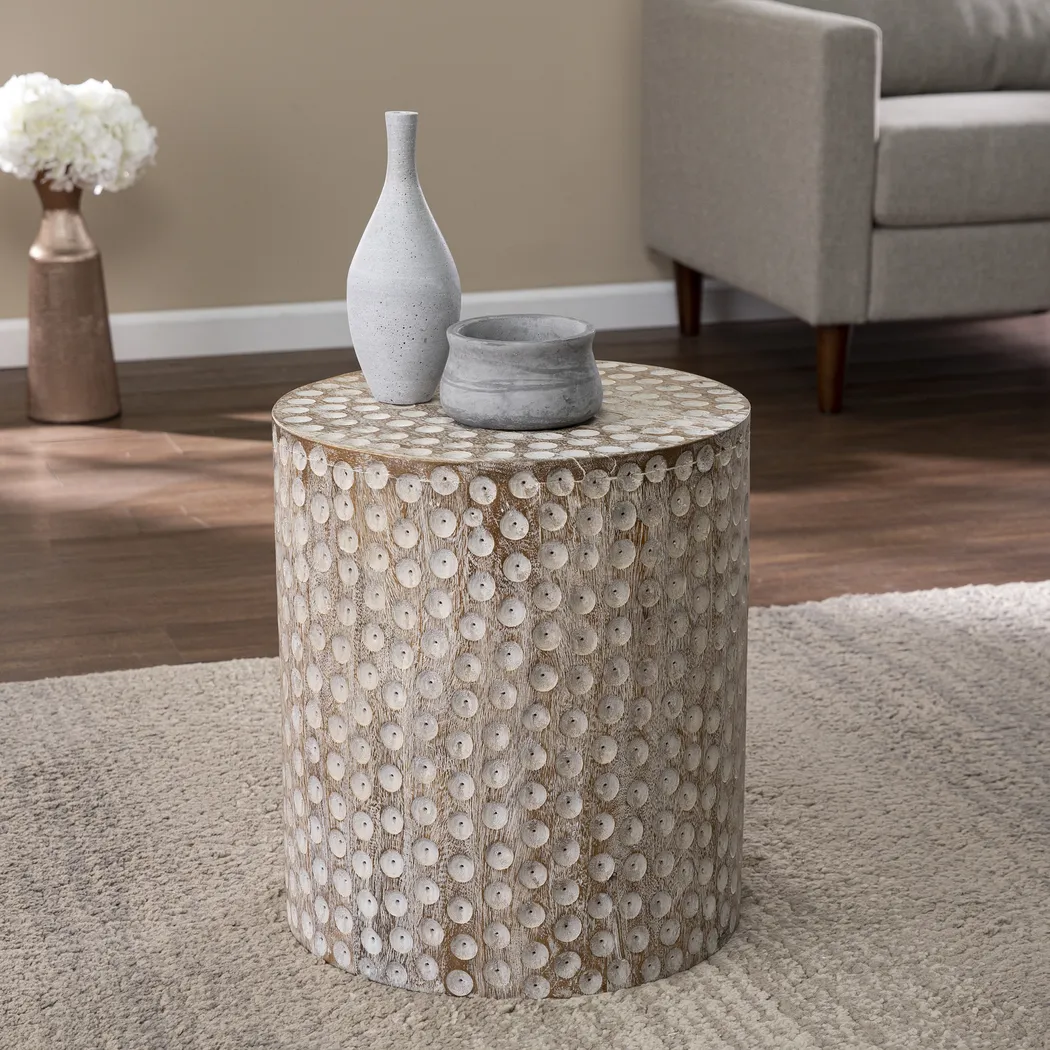 Kendalia White Accent Table - Image 5