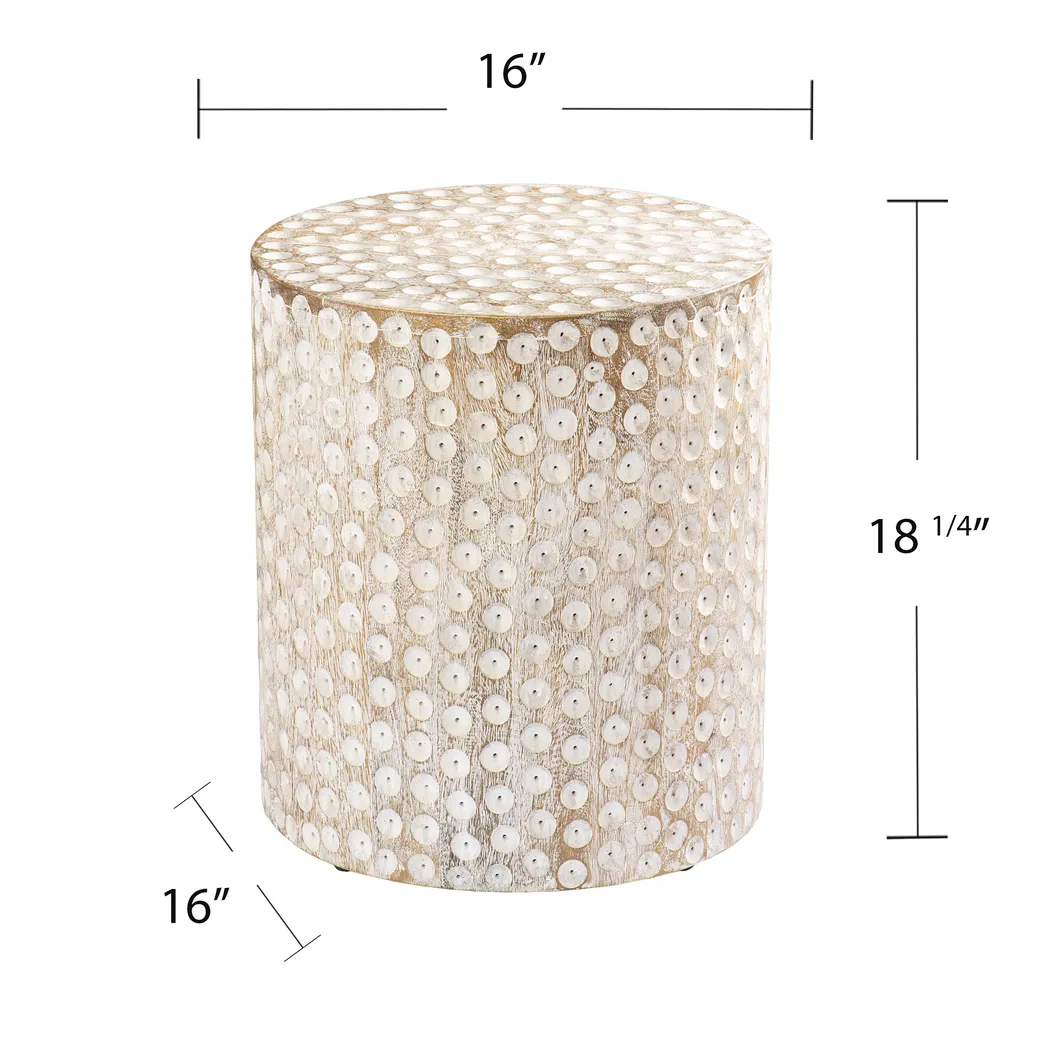 Kendalia White Accent Table - Image 6