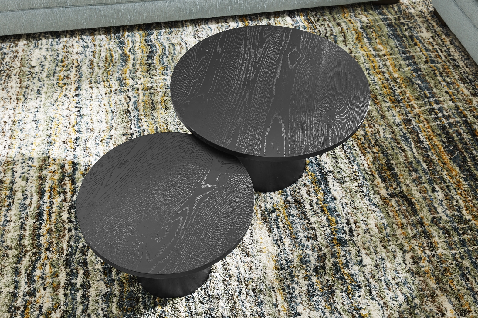 Kendall Black 2 Pc Table Set - Thumbnail - Image 3