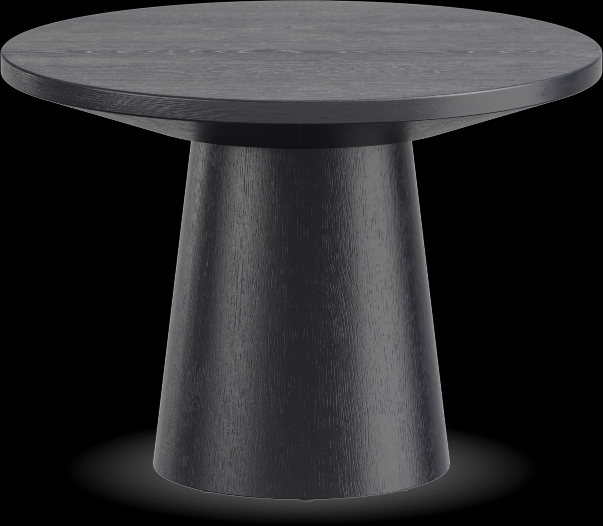 Kendall Black 22" Round Cocktail Table - Thumbnail - Image 2