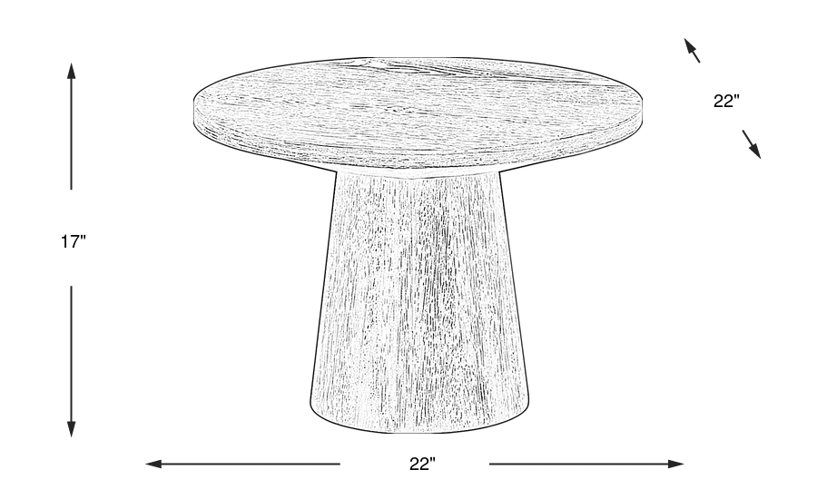 Dimension Image. Please refer to the Dimension Tab on this page for dimension details.