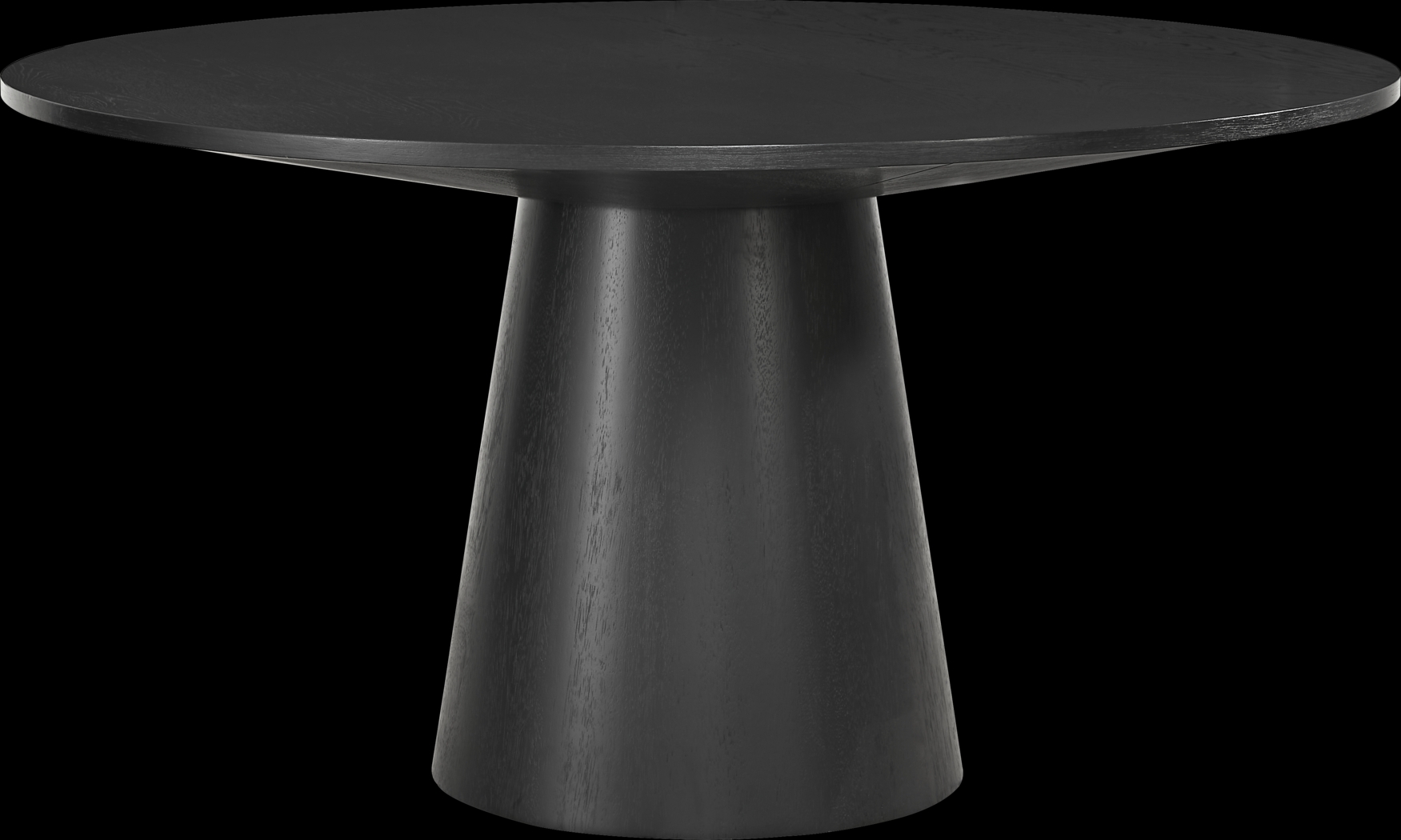 Kendall Black 5 Pc 59" Round Dining Room with Blue Arm Chairs - Thumbnail - Image 2