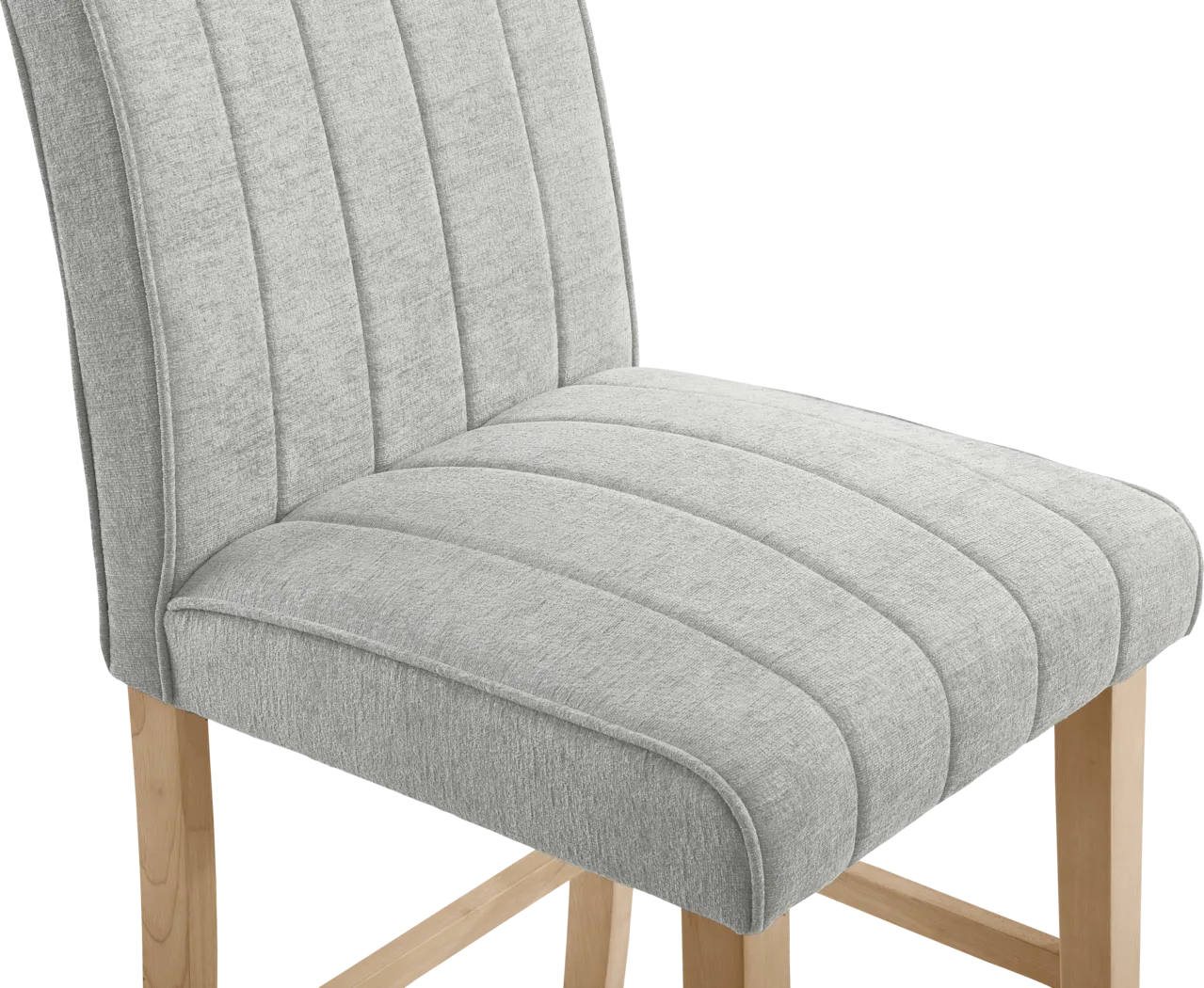 Kendall Gray Counter Height Stool with Natural Legs - Thumbnail - Image 3
