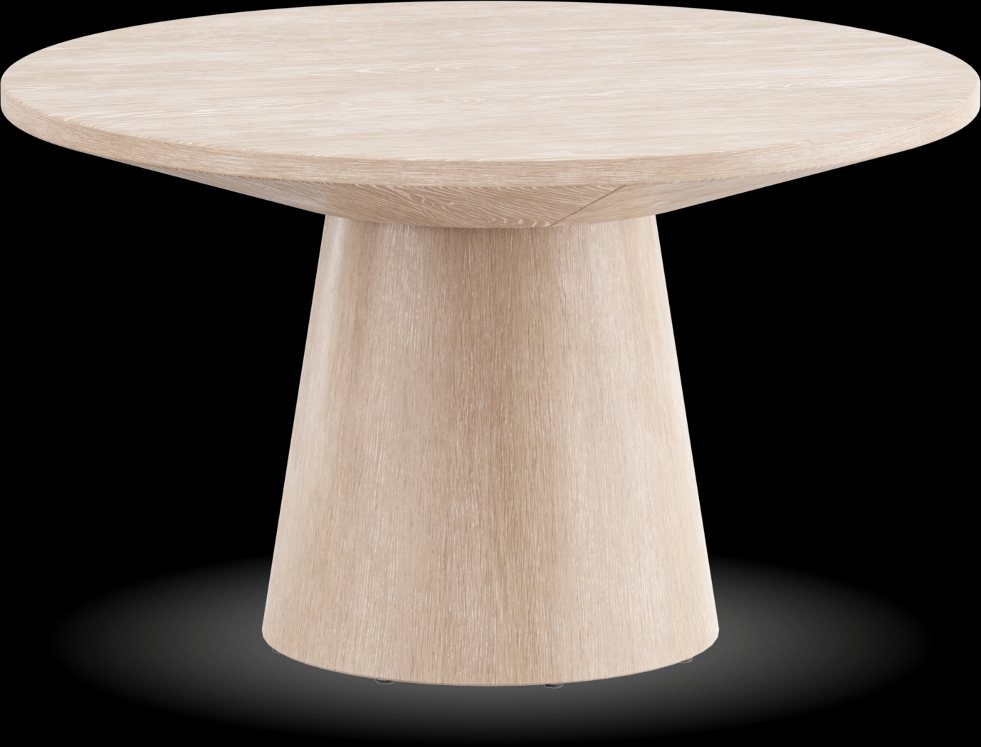 Kendall Natural 29" Round Cocktail Table - Thumbnail - Image 1